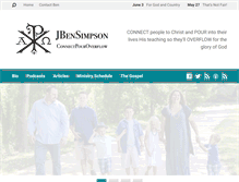 Tablet Screenshot of jbensimpson.com